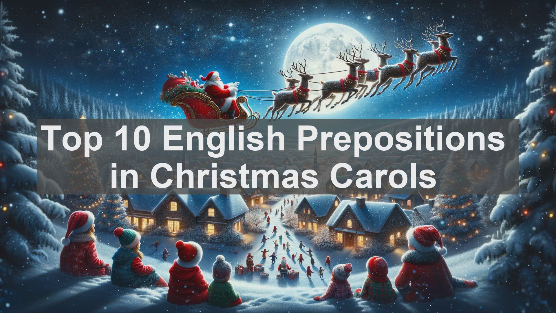 'Video thumbnail for Top 10 English Prepositions in Christmas Carols'