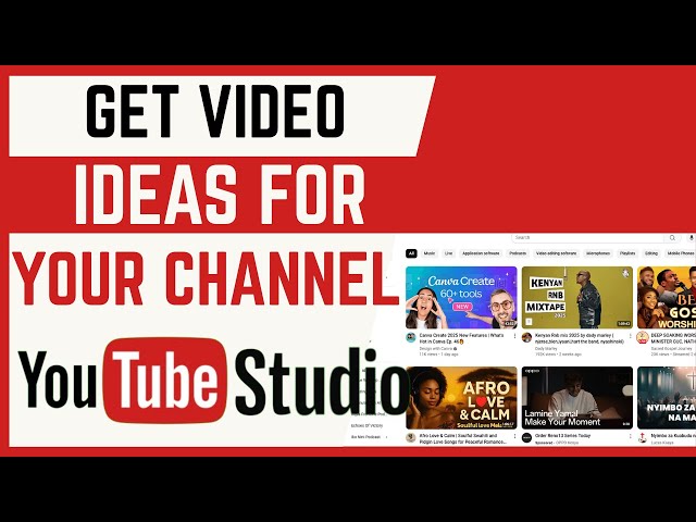 Video thumbnail for How To Get Content Ideas For Next Video In YouTube Studio
