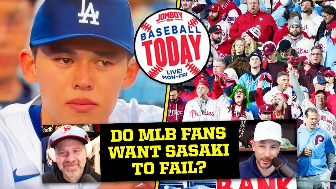 Video thumbnail for Is Roki Sasaki headed for disaster in Philly this weekend? | Baseball Today