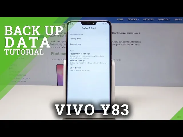 Video thumbnail for VIVO Y83 Back Up Data / Enable Google Backup / Add Backup Account