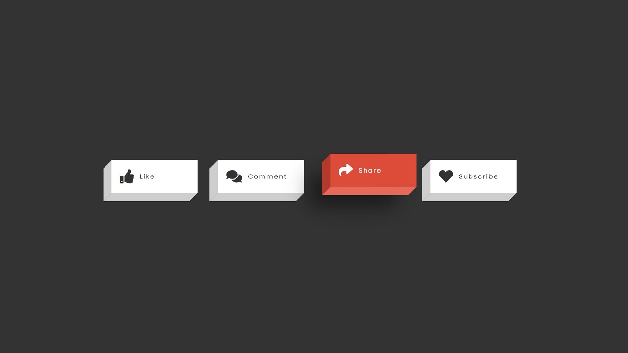 'Video thumbnail for How To Make 3D Button For Website Using HTML And CSS _ Create Button Hover Effect'