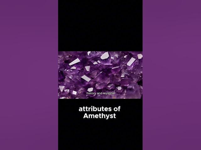 Video thumbnail for What Makes AMETHYST Absolutely Irresistible? #crystals #naturalamethyst #energy
