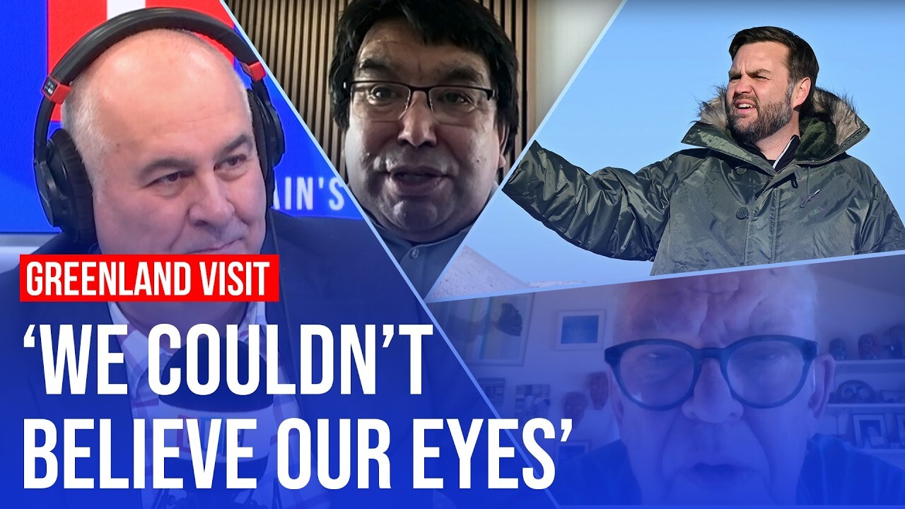 Video thumbnail for ‘No one invited them’: Greenlanders react to JD Vance's visit | LBC