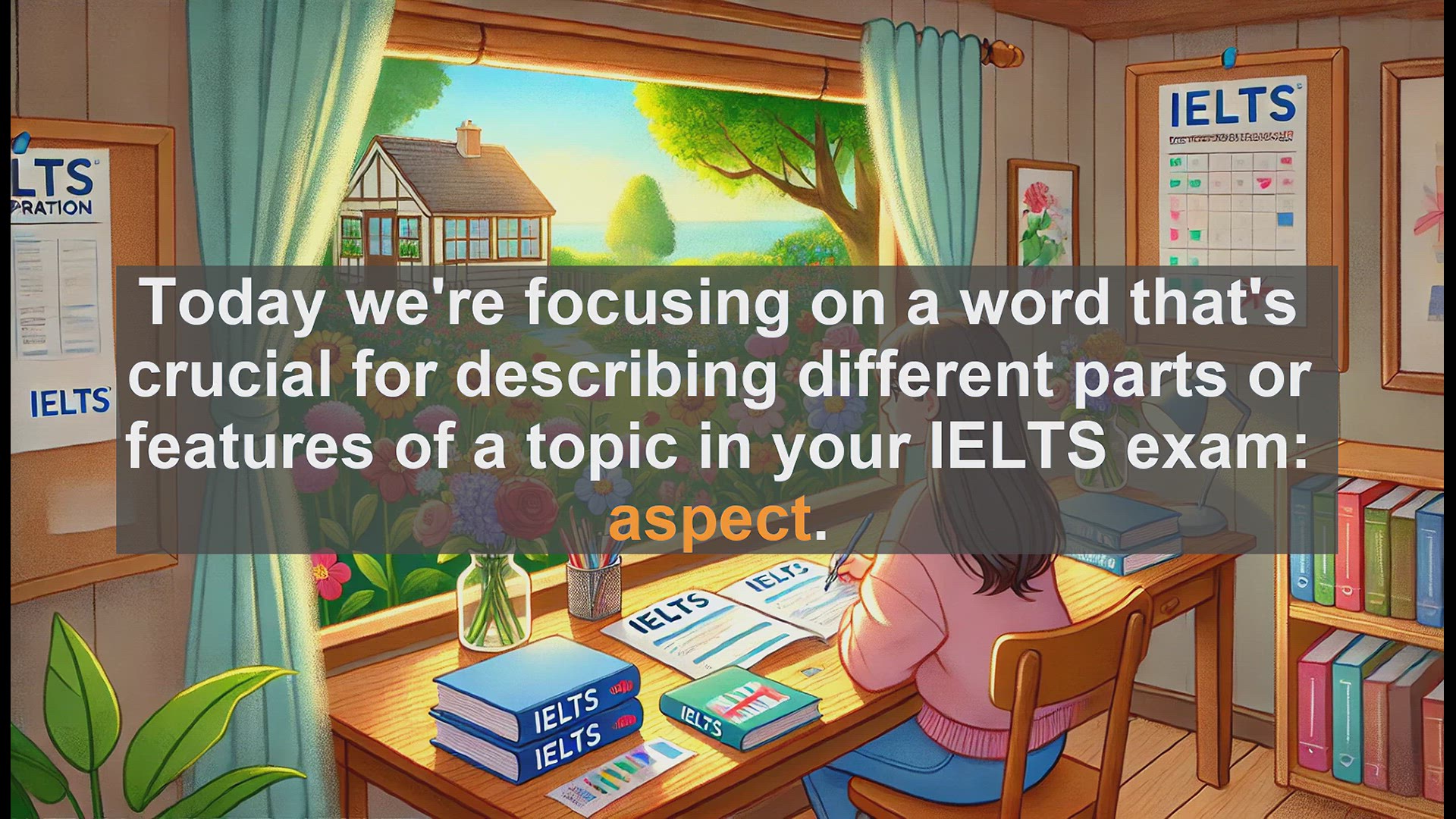 'Video thumbnail for 2500 Must Know IELTS 6.5 Vocabulary - Master the Word 'Aspect' for IELTS Success'