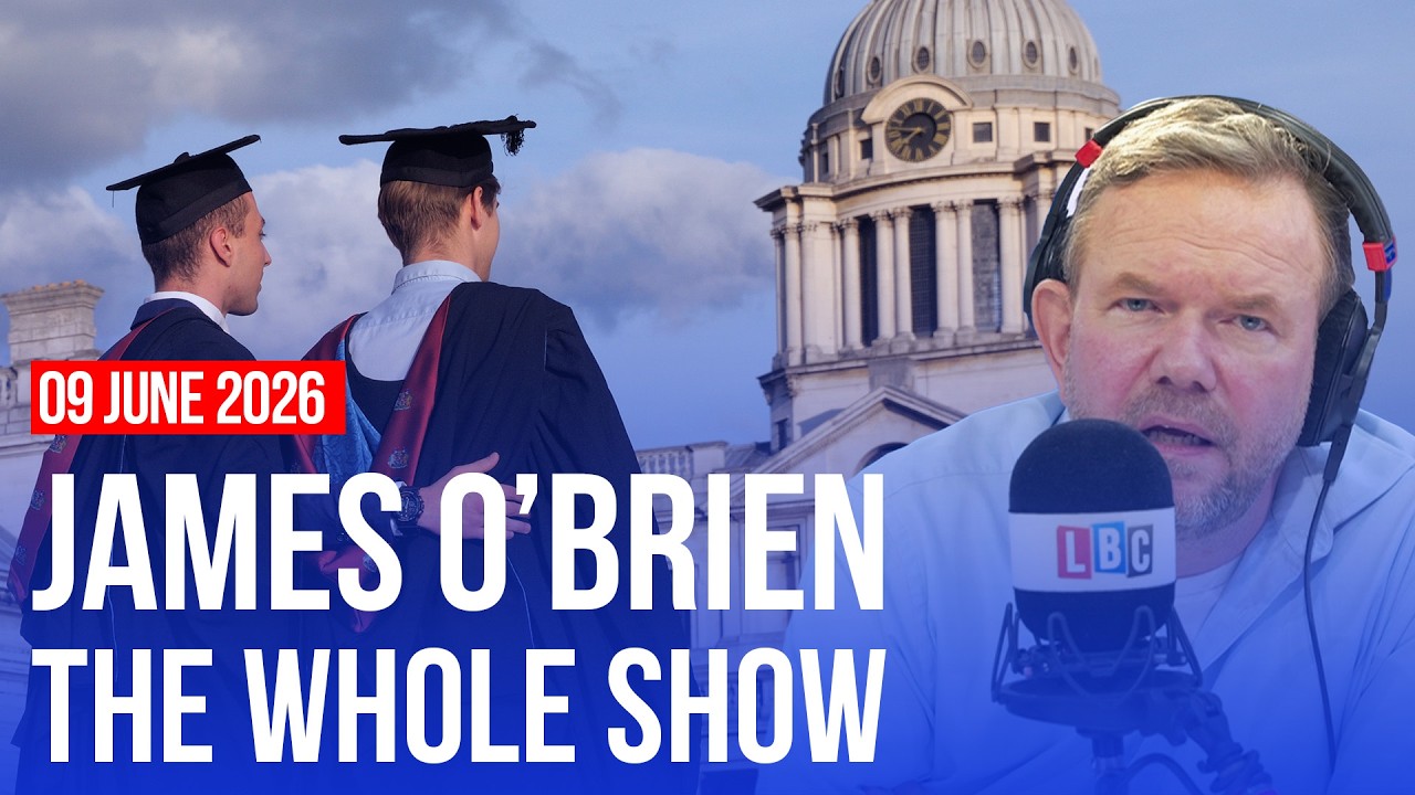 Video thumbnail for This is the thing that absolutely changes your life | James O’Brien - The Whole Show