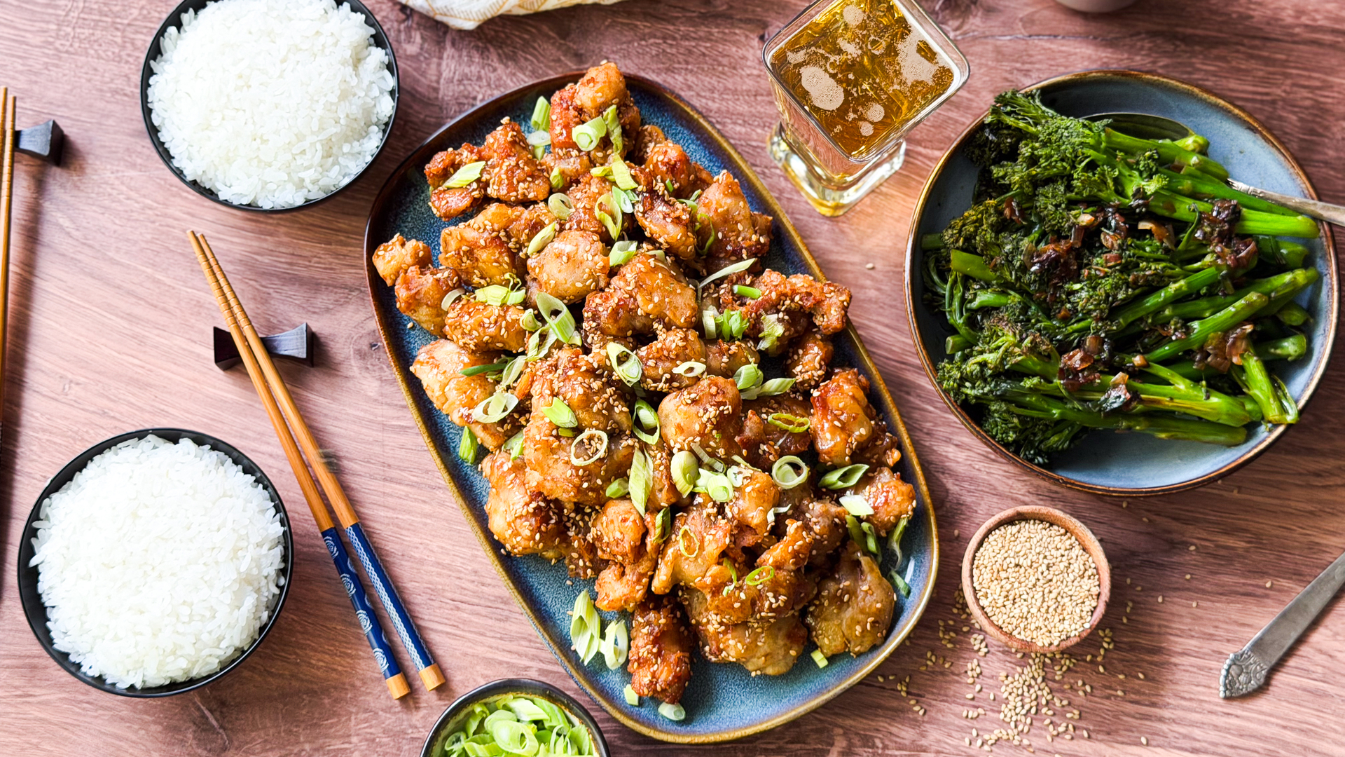 Video thumbnail for 1-Wok Sesame Chicken Recipe