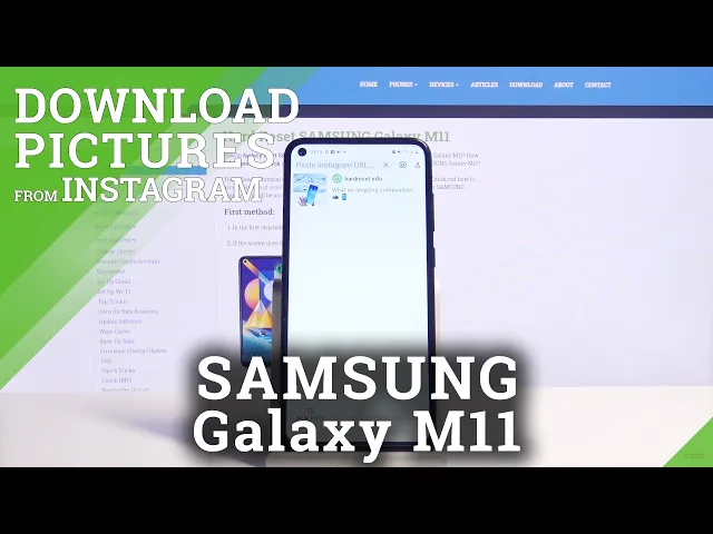 Video thumbnail for How to Download Pictures from Instagram on SAMSUNG Galaxy M11 – Repost for Instagram