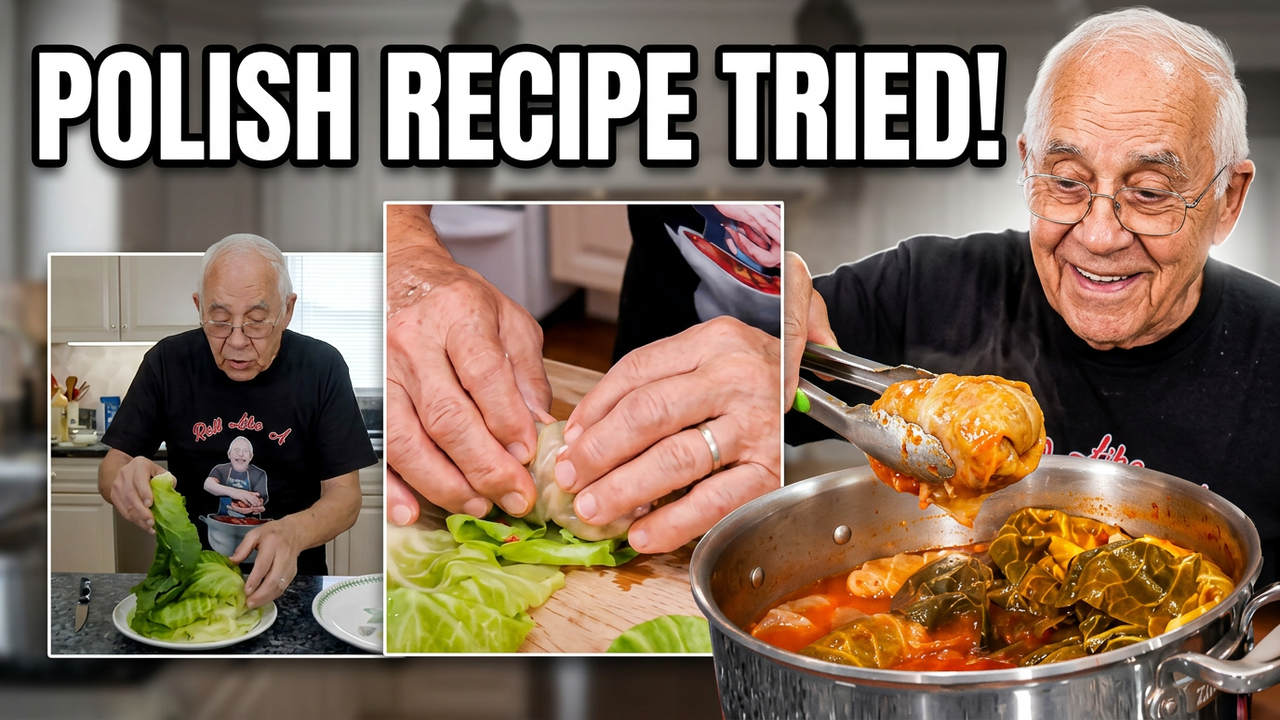Video thumbnail for My Polish Wife's Stuffed Cabbage Recipe