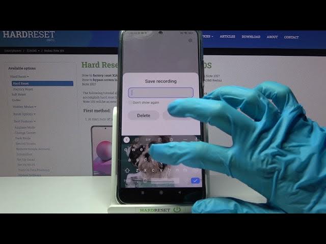 Video thumbnail for How to Record Sounds on XIAOMI REDMI NOTE 10S – Use Sound Recorder App