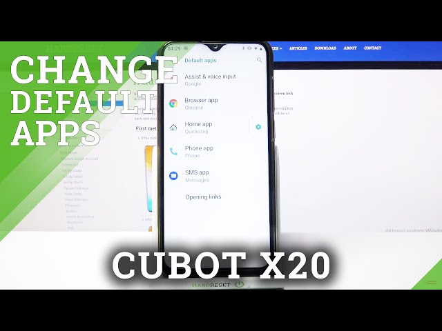 Video thumbnail for CUBOT X20 – Change & Manage Default Apps in Device Main Settings