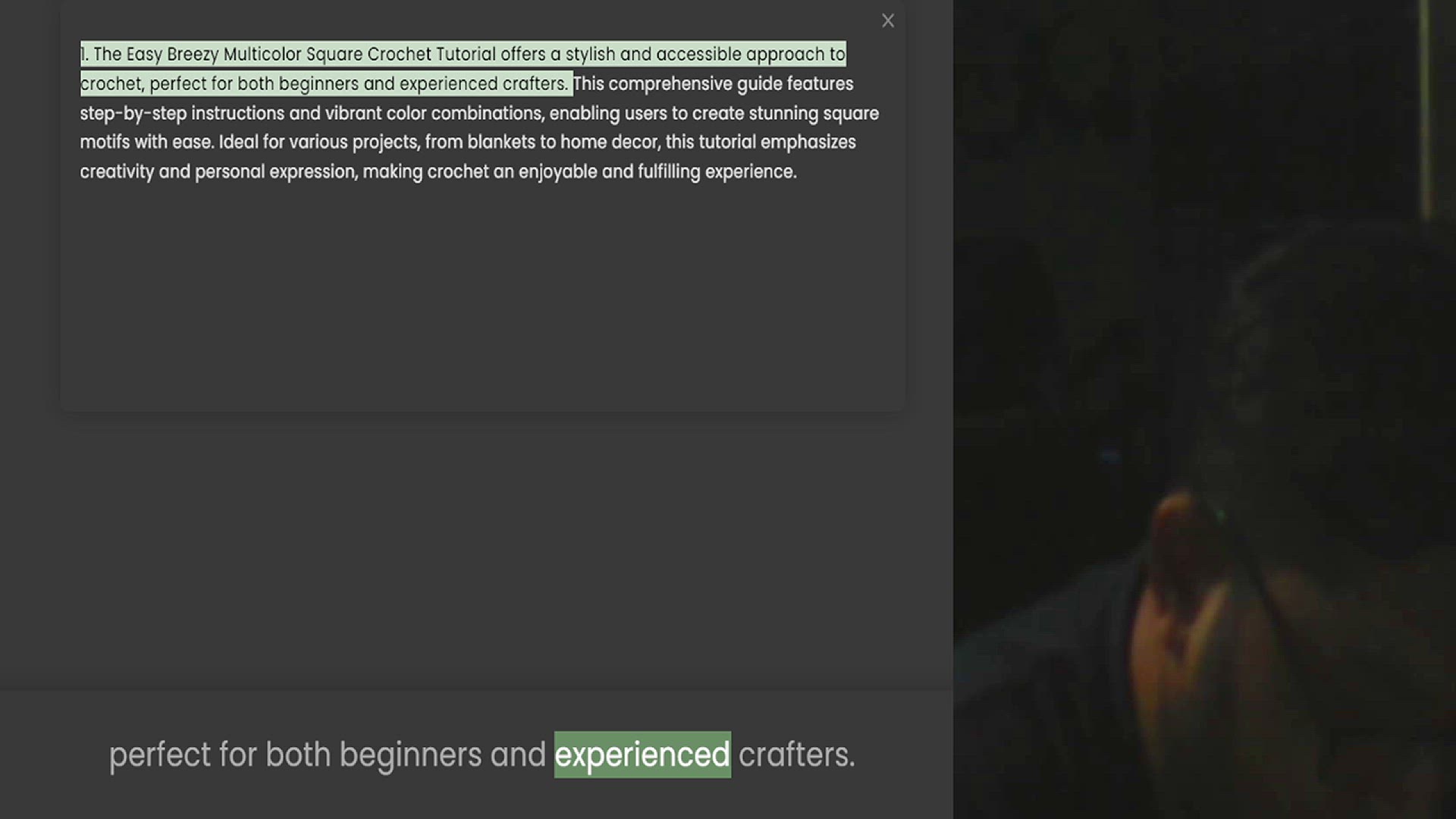 Video thumbnail for 1. The Easy Breezy Multicolor Square Crochet Tutorial offers a stylish and accessible approach to crochet, perfect for both beginners and experienced crafters. This comprehensive guide features step-by-step instructions and vibrant color