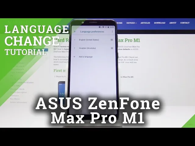 Video thumbnail for How to Change Language in ASUS ZenFone Max Pro M1 - Locate List of Languages