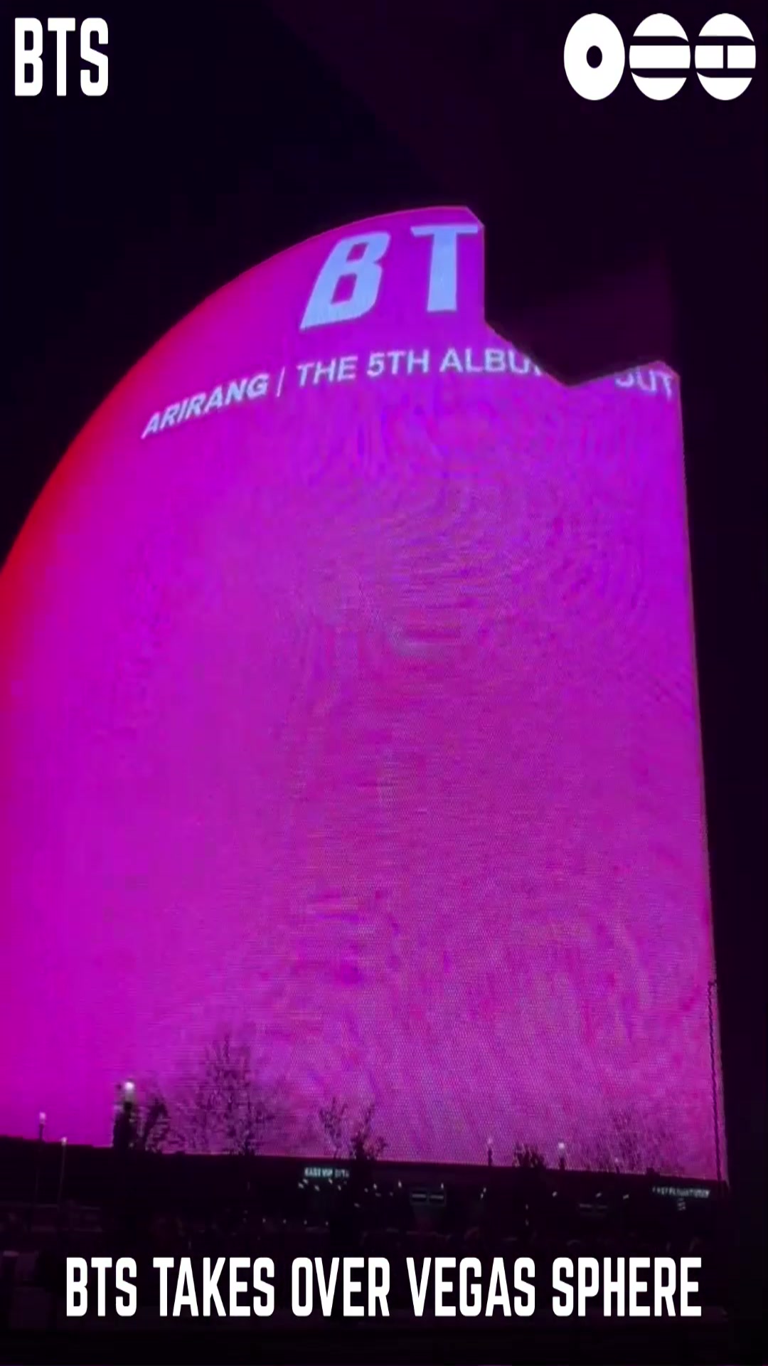 Video thumbnail for 💜 BTS TAKES OVER THE LAS VEGAS SPHERE! 🔮✨