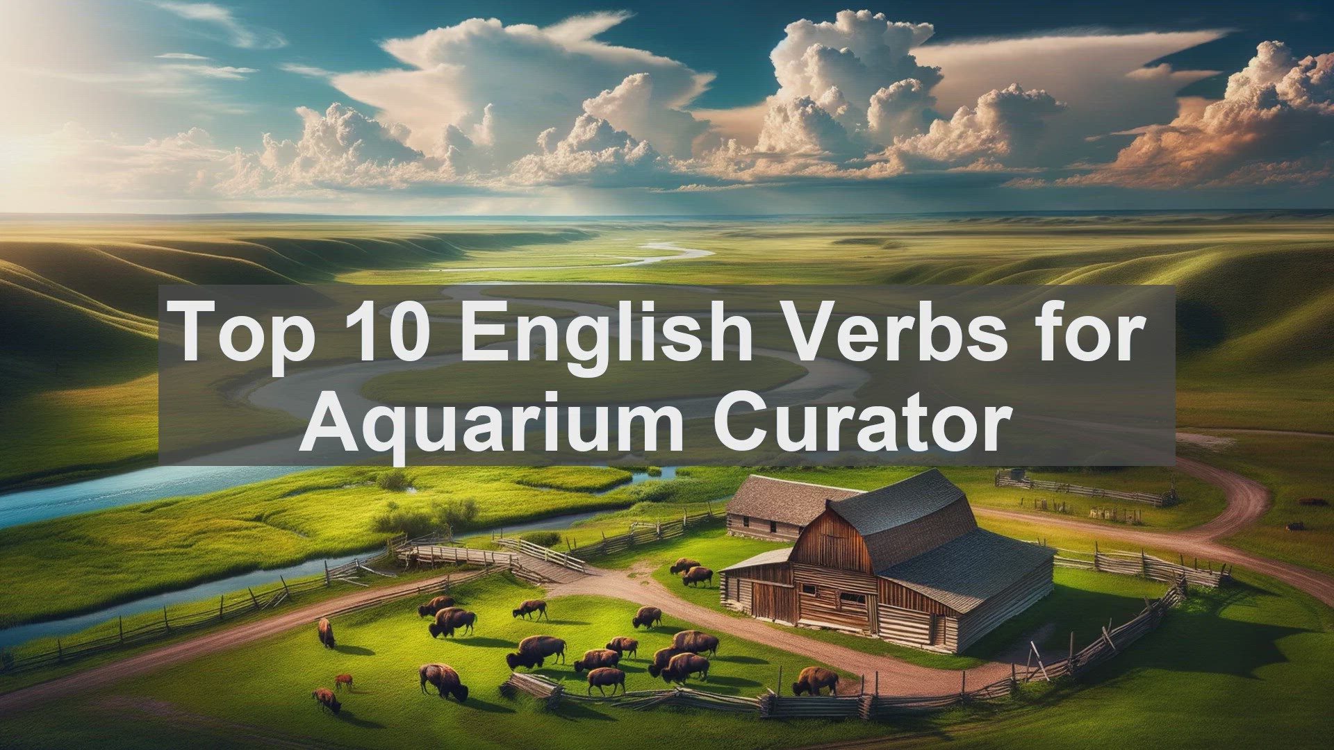 'Video thumbnail for Top 10 English Verbs for Aquarium Curator'