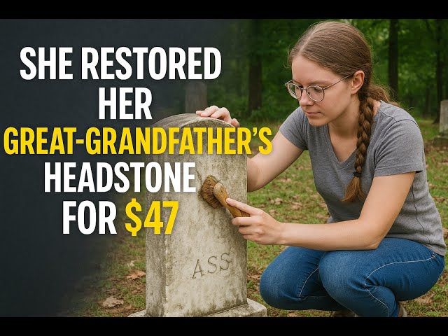 Video thumbnail for She Restored Her Great-Grandfather's Headstone for $47