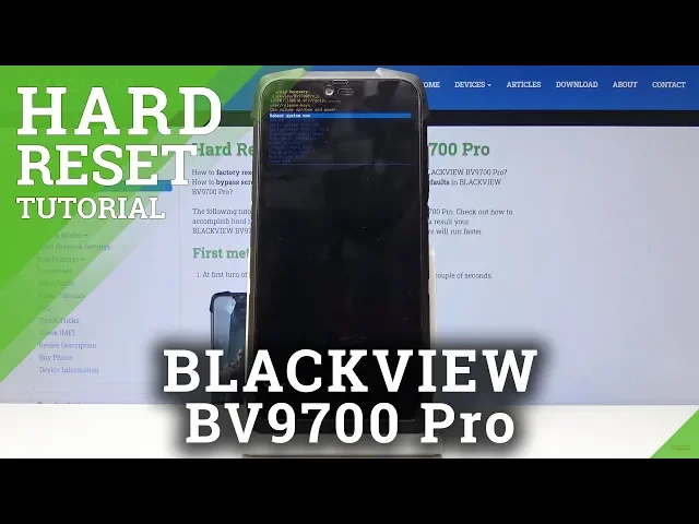 Video thumbnail for How to Hard Reset Blackview BV9700 Pro - Recovery Mode Reset