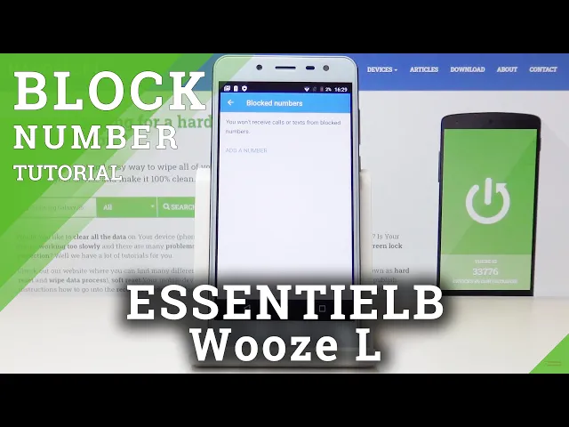Video thumbnail for How to Block Number in ESSENTIELB Wooze L – Create Blacklist