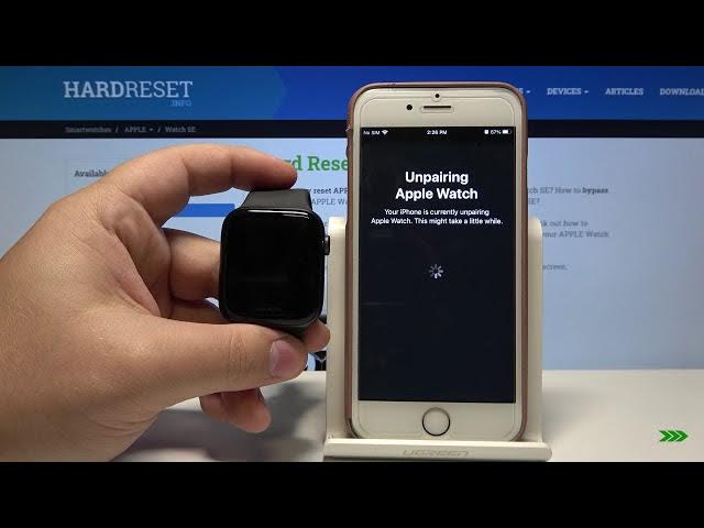 Video thumbnail for How to Unpair APPLE Watch SE – Remove Connection Between Watch & Phone