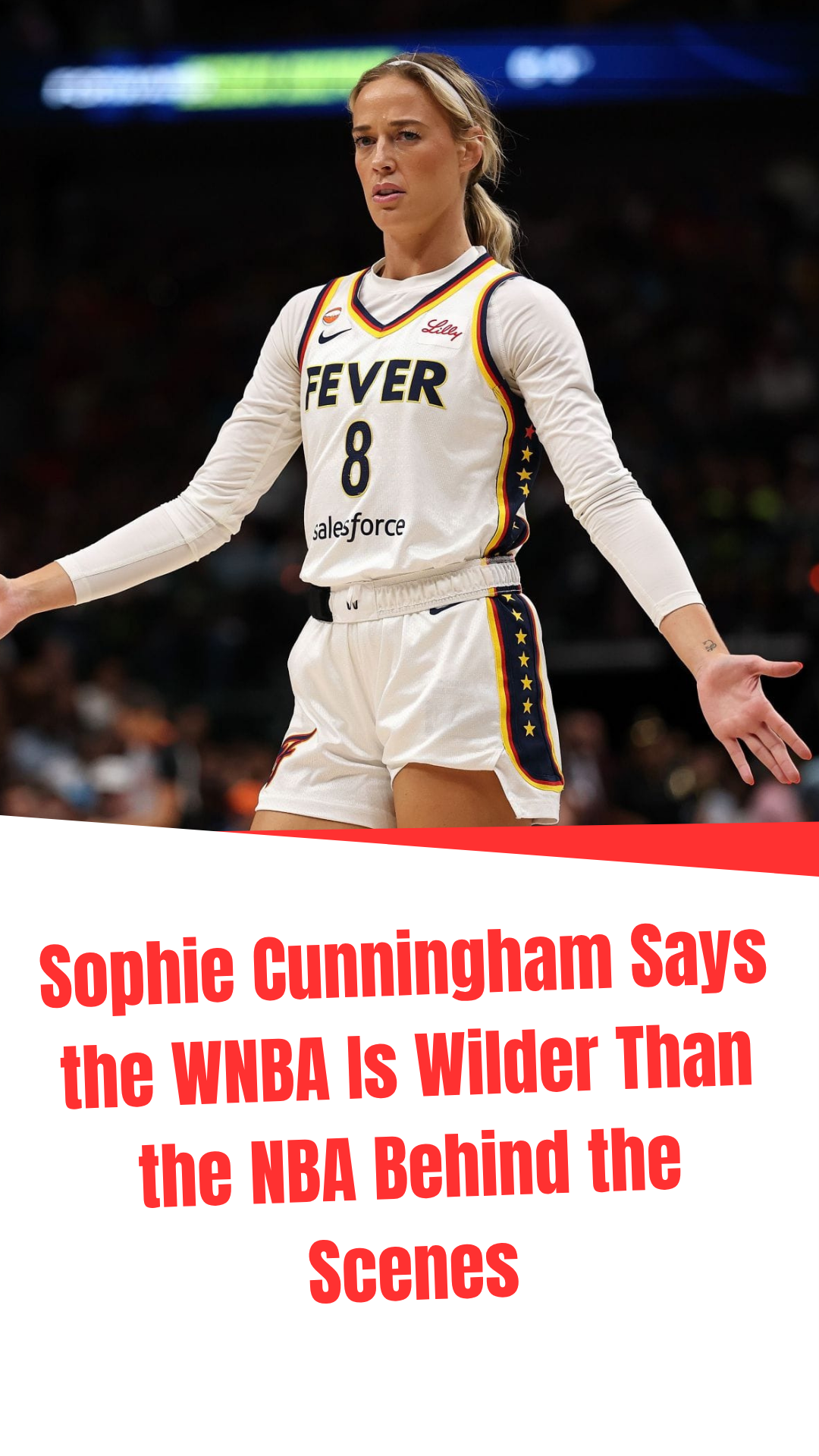 Video thumbnail for Sophie Cunningham Says the WNBA Is Wilder Than the NBA Behind the Scenes