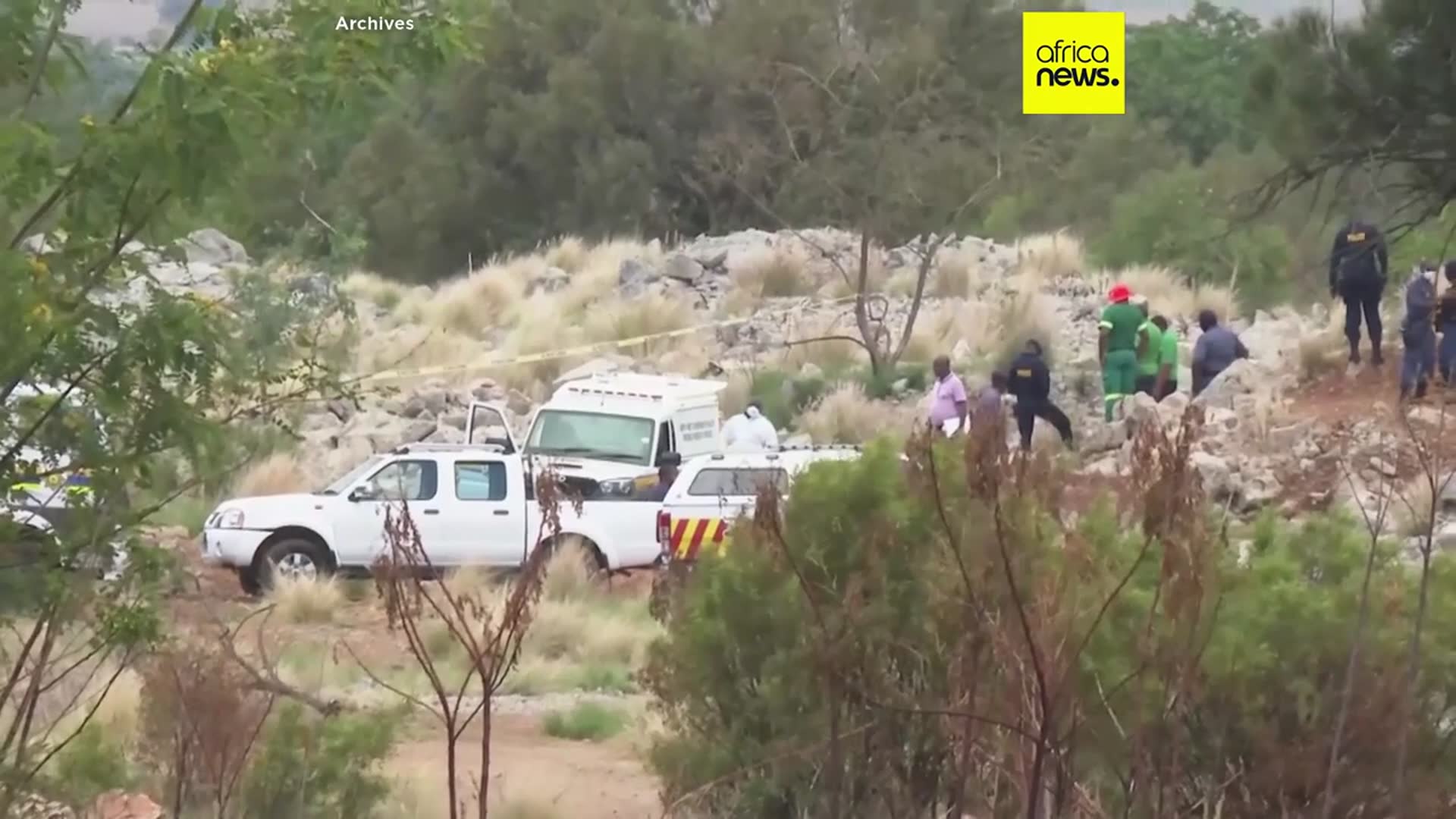 'Video thumbnail for South Africa arrests hundreds in illegal mining operation'
