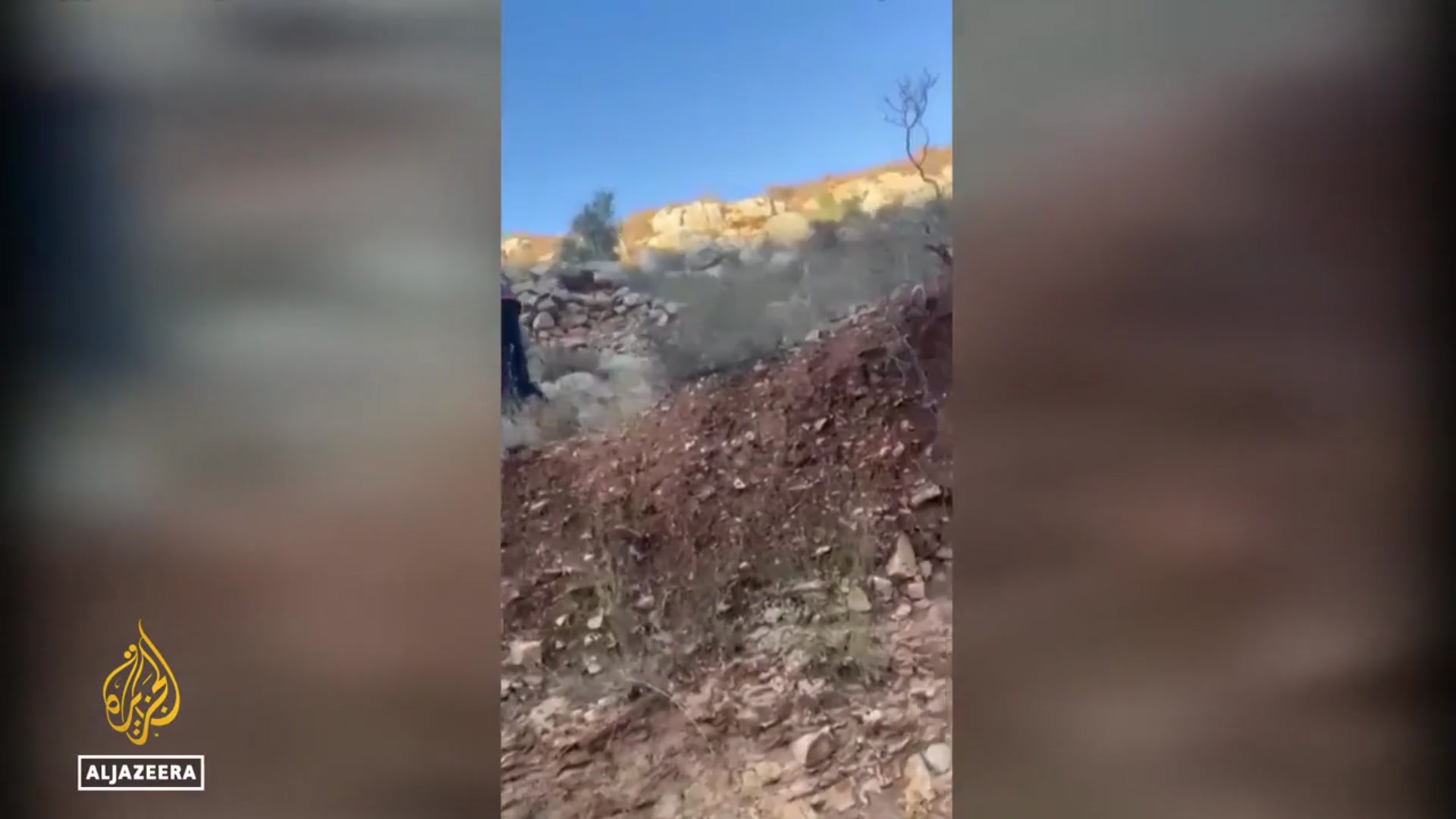 'Video thumbnail for Funeral held for Palestinian-American killed in West Bank settler violence'