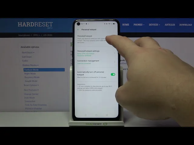 Video thumbnail for How to Activate Portable Hotspot in OPPO A33 2020 – Network Access Point