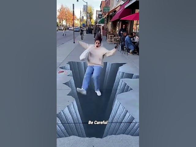 Video thumbnail for This_3D_street_art_pranked_EVERYONE😂🤣 _#foryou_#subscribe_#funny_#shortvideo