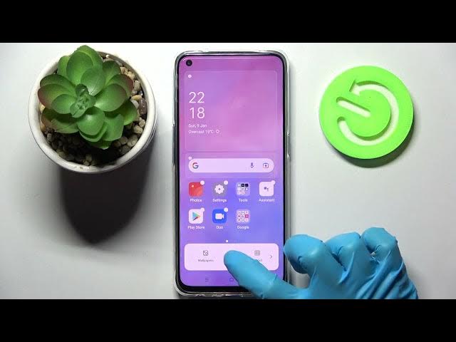 Video thumbnail for Oppo Find X3 Lite - How To Change Icon Size