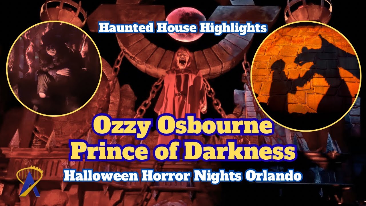 Video thumbnail for Inside Ozzy Osbourne: Prince of Darkness Haunted House at Halloween Horror Nights 35!