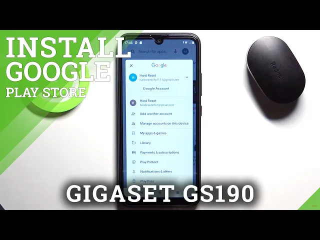 Video thumbnail for How to Add Another Account to Google Play Store on GIGASET GS190 – Enable Google Assistant