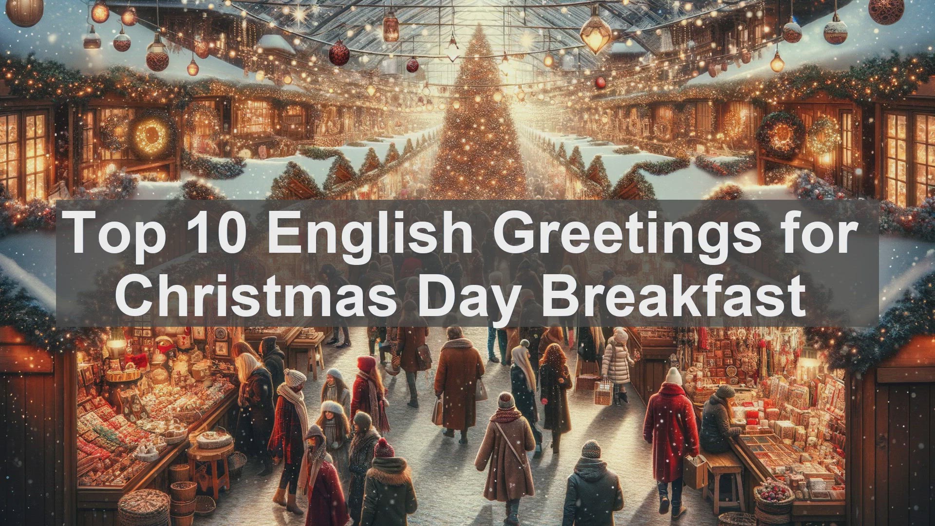 'Video thumbnail for Top 10 English Greetings for Christmas Day Breakfast'