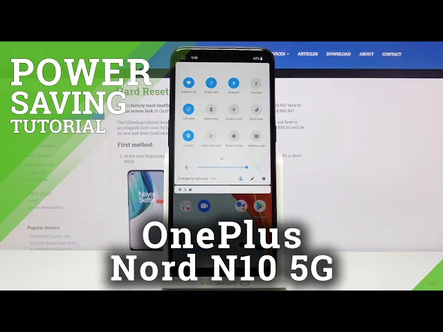 Video thumbnail for How to Activate Power Saving Mode in OnePlus Nord N10 5G – Extend Battery Life