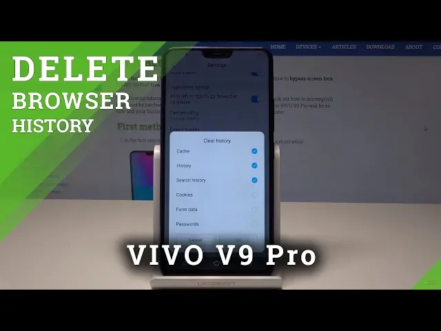 Video thumbnail for Delete Cookies and Browser History on VIVO V9 Pro - Wipe Browser Data