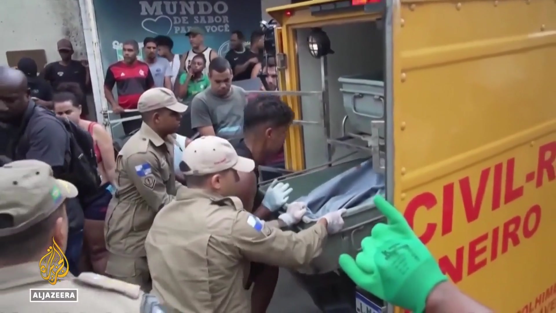 'Video thumbnail for Anger and mourning in Rio, Brazil after police raid killed at least 120 people'