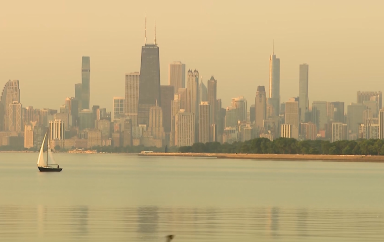 Video thumbnail for Air quality alert in effect for New Jersey because of Canadian wildfire smoke
