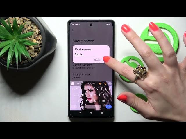 Video thumbnail for GOOGLE PIXEL 6A - How To Change Device Name