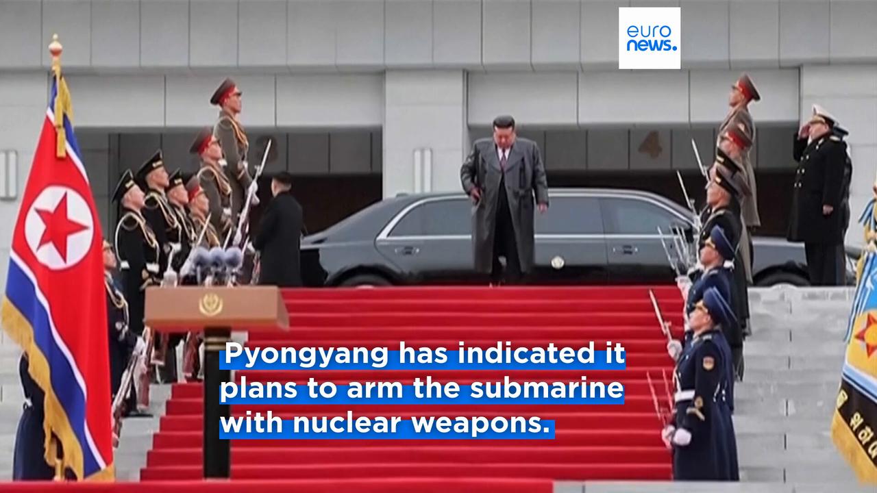 Video thumbnail for North Korea makes progress on its first nuclear-powered submarine
