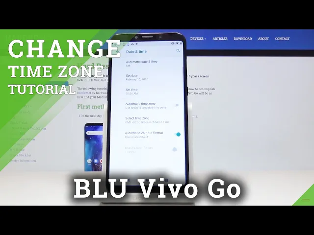 Video thumbnail for How to Change Time Settings in BLU Vivo Go – Set Up Date & Time
