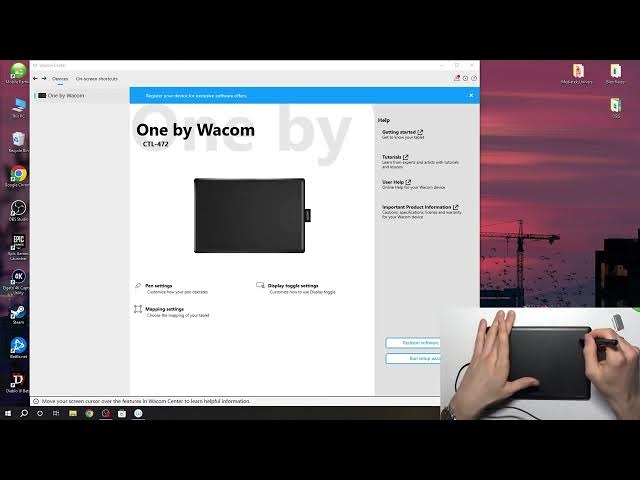 Video thumbnail for How to Set Up Mouse sensitivity on One S by Wacom in Mouse Mode
