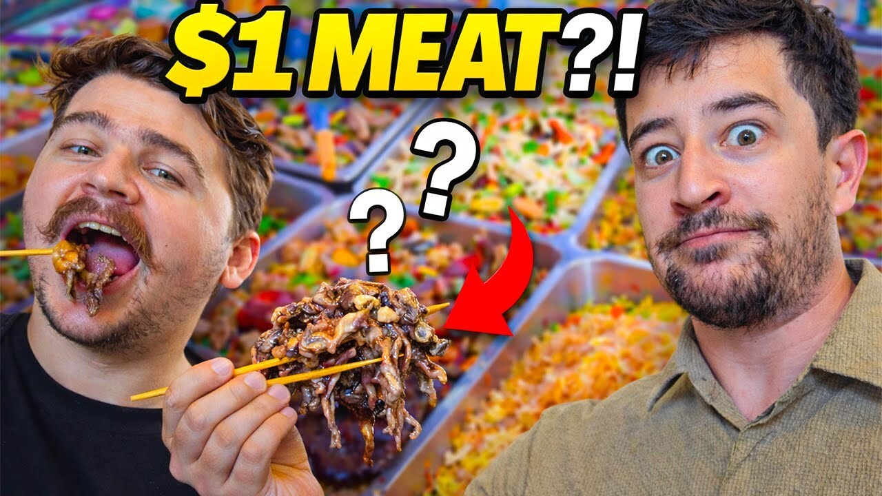 Video thumbnail for $1.50 Buffet in Bangkok with @sealontour  (Mystery Meat in Thailand)