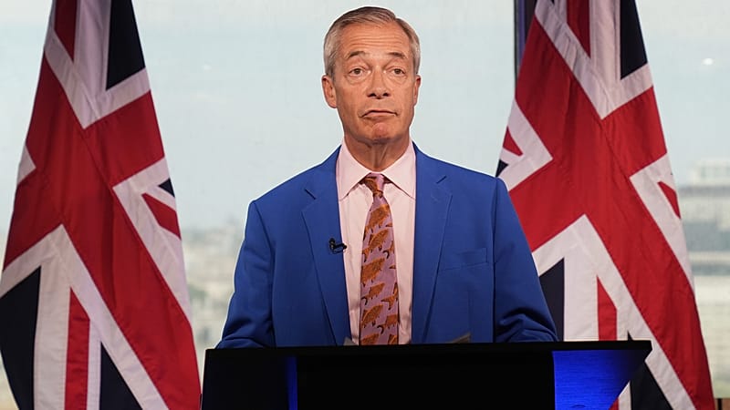Video thumbnail for UK: Farage gambles on by-election to silence critics