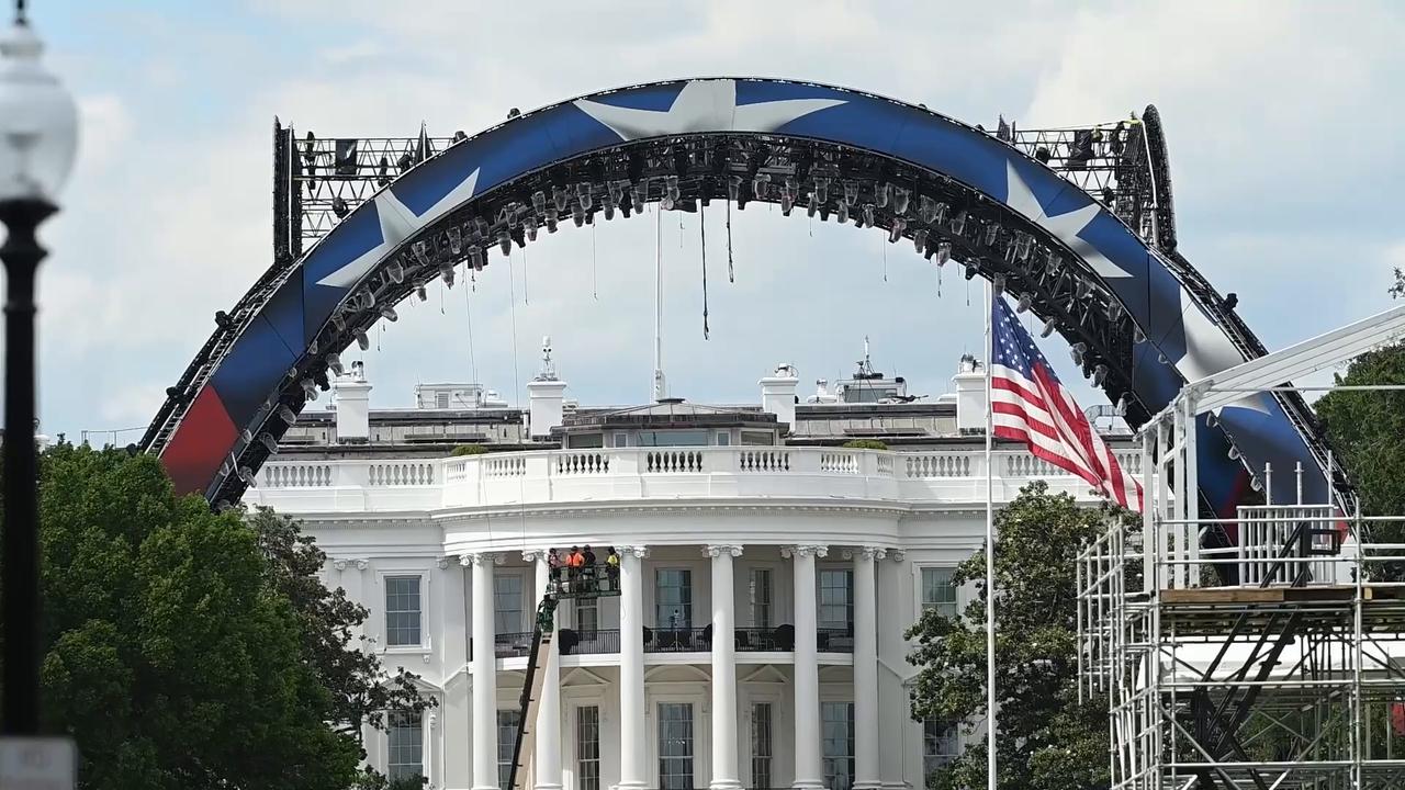 Video thumbnail for US: Preparations underway at White House for UFC event marking America’s 250th anniversary.