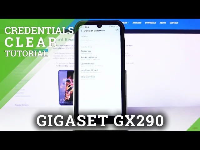 Video thumbnail for How to Clear Credentials in GIGASET GX290 – Remove all Certificates