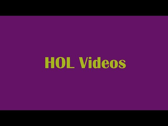 Video thumbnail for HOL update 8-20-2023