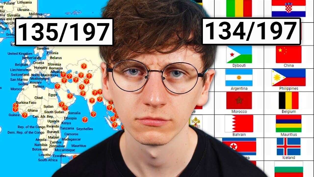 Video thumbnail for Can I name all 197 Countries & Flags AT THE SAME TIME?