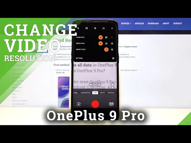 Video thumbnail for How to Change Video Resolution in OnePlus 9 Pro – Camera Settings