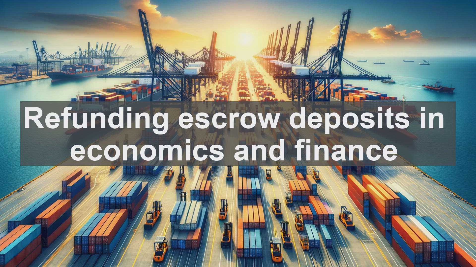 'Video thumbnail for Refunding escrow deposits in economics and finance'