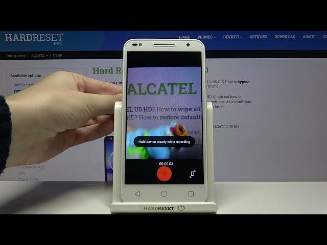 Video thumbnail for How to Record Timelapse on Alcatel U5 HD – Speeded Up Video
