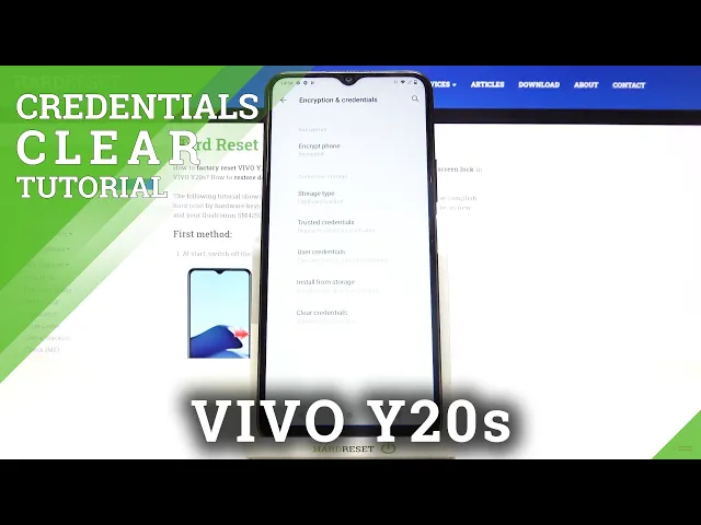 Video thumbnail for How to Clear Credentials on VIVO Y20s – Remove Licenses