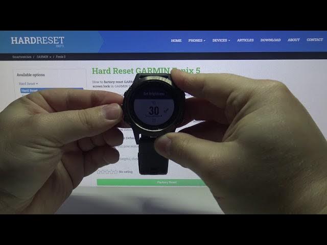 Video thumbnail for How to Change Backlight Brightness in GARMIN Fenix 5 Performer – Adjust Screen Brightness